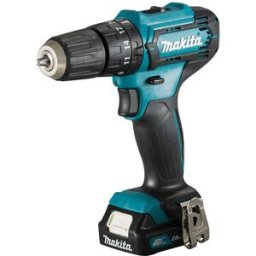 Makita TRAPANO BATTENTE 12 V HP333DSAJ 2 BATTERIE LITIO 2 Ah PESO 1,1 kg
