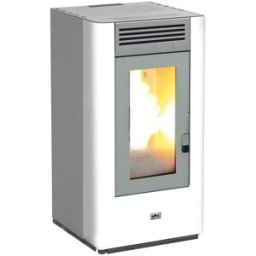 Adler STUFA A PELLET AD ARIA DOLOMITE 11C CANALIZZATA 9,05 kW BIANCA