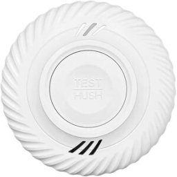 Suprema RILEVATORE DI FUMO A BATTERIA FOTOELETTRICO INFRAROSSI LED ROSSO SIRENA 85 DB