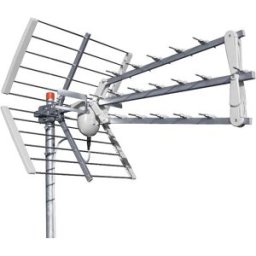 Tecnomat ANTENNA TRIPLA OFFEL 5G CANALE E21-E48 GUADAGNO 15,2 dBi 3 CULLE ANODIZZATE BIANCA