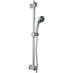 Aquapro SALISCENDI DOCCIA ACQUAPRO SYRIO 3 GETTI CROMO INTERASSE VARIABILE 45 - 64 cm ASTA 70 cm