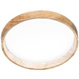 Design_fan PLAFONIERA LED MADERA 24W FINO A 3600 lumen Ø40x12 cm