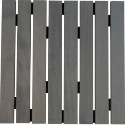 Tecnomat PEDANA DOCCIA QUADRATA 50x50 cm IN FAGGIO GRIGIO PER PIATTO DOCCIA 70x70 cm