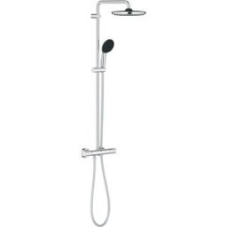 Grohe COLONNA DOCCIA VITALIO START CROMO MISCELATORE TERMOSTATICO SOFFIONE Ø25cm 26677001