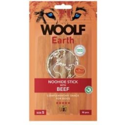 Woolf Snack Earth Noohide Stick S con Manzo 90 gr