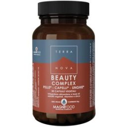 FORLIVE Srl Beauty complex - Pelle, capelli e unghie - Terranova - 50 capsule vegetali - Integratore alimentare per la bellezza e il benessere di pelle, capelli e unghie