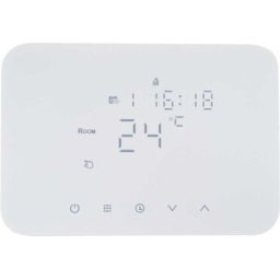 Isnatch CRONOTERMOSTATO DIGITALE DA PARETE A BATTERIA TOUCH COLORE BIANCO