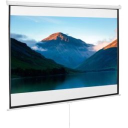 Homcom Telo per Proiettore Schermo di Proiezione a Parete,Telo Retroproiezione Cinema da Casa Cideoproiettore 120 pollici 203x152cm Aosom