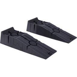 Durhand Set 2 Rampe per Auto in Plastica con Carico Massimo 5 Tonnellate, 91x30x21 cm, Nero Aosom