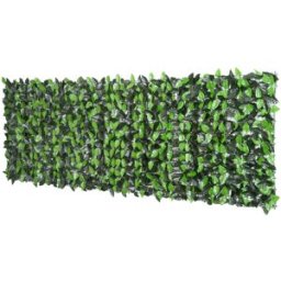 Outsunny Rotolo Siepe Artificiale Finta Sempreverde Artificiale Sintetica ,Siepe Finta Siepe Artificiale 1×3m Recinzione Aosom