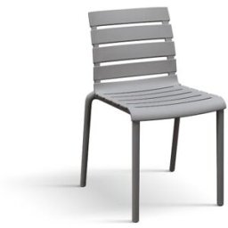 Pazzo Design Sedia Brad Grigio set da 6 sedie in Polipropilene