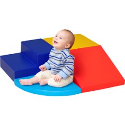 Homcom Set Costruzioni Morbide da 4 Pezzi, Gioco Educativo per Bambini Età 1-3 Anni per Casa e Scuola, Multicolore Aosom