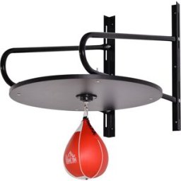 Homcom Set Boxe Pera Veloce con Piattaforma Installazione a Muro, Guantoni, Pompetta, Accessori Inclusi, 60 x 73 x 80 cm Aosom