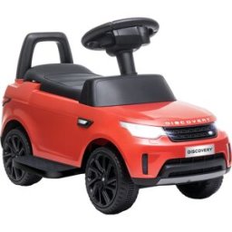 Aiyaplay Macchina per Bambini con Licenza Land Rover 6V, Funzionamento Elettrico e a Spinta, Velocità 3km/h, Rosso