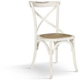 Pazzo Design Sedia Oscar Bianco Consumato set da 4 sedie