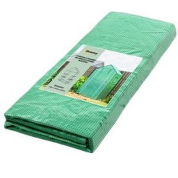 Outsunny Copertura PE per Serra da Giardino con Porta a Cerniera e Finestre, 140x73x190cm, Verde Aosom