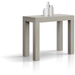 Pazzo Design Tavolo Consolle allungabile, Olmo perla, Nobilitato,Made in Italy da 45 a 300 cm