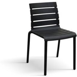 Pazzo Design Sedia Brad Nero set da 6 sedie in Polipropilene