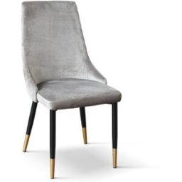 Pazzo Design Sedia Cinzia set da 4 sedie Grigio