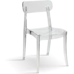 Pazzo Design Sedia Colette trasparente set da 4 sedie in Polipropilene