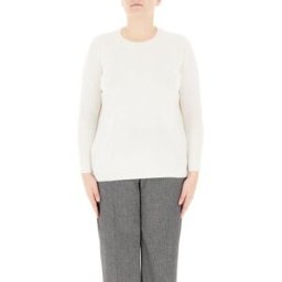 PERSONA by MARINA RINALDI Maglia misto lana PANNA S