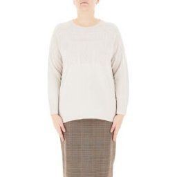 PERSONA by MARINA RINALDI Maglione misto lana AVORIO M