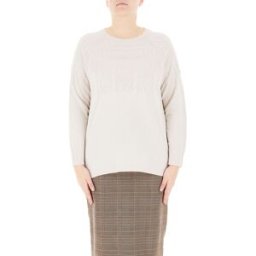 PERSONA by MARINA RINALDI Maglione misto lana AVORIO S