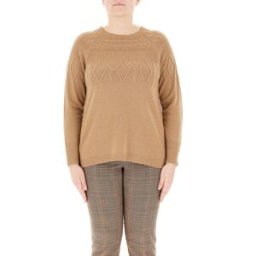 PERSONA by MARINA RINALDI Maglione misto lana CAMMELLO M