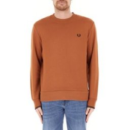 Fred Perry Felpa girocollo MARRONE CHIARO XL