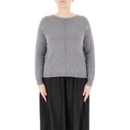 PERSONA by MARINA RINALDI Maglione misto lana GRIGIO S