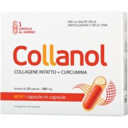 VITASLIM INNOVE Srl Collanol - Integratore alimentare per il benessere delle ossa e delle articolazioni - 20 capsule