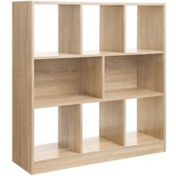 VASAGLE Libreria da Esposizione in Legno, Bambù