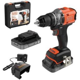 Black & Decker TRAPANO AVVITATORE B&D 18V BLD682D2XK-QW 2 BATTERIE LITIO 2 Ah BRUSHLESS PESO 2,8 kg