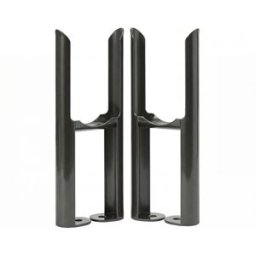 HudsonReed Piedini di Montaggio a Pavimento per Radiatori Tradizionali a 2 Colonne - Peltro