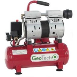 GeoTech S-AC-9-8-07 - Compressore aria elettrico silenziato compatto portatile - Motore 0.7 HP - 8 bar