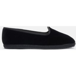 Scarosso Valentina Nera Velluto - Donna Friulane Slippers Nero - Velluto 41