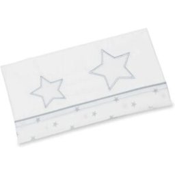 Set Lenzuola Azzurra Design Contact Luce Bianco Grigio