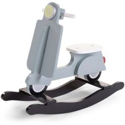 Child Home Vespa Scooter A Dondolo Childhome Grigio