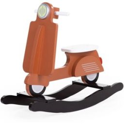 Child Home Vespa Scooter A Dondolo Childhome Terracotta