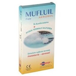 EUROPHARMA SRL MuFluil Acqua Termale Sulfurea per Aerosol 15 Fiale da 2 ml