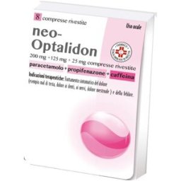 NEO OPTALIDON*8 cpr riv 200 mg + 125 mg + 25 mg
