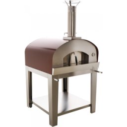 Seven Italy Ade Rosso - Forno a legna da esterno con carrello