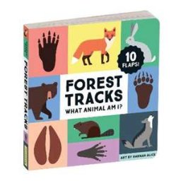 Mudpuppy Forest Tracks: What Animal Am I? Lift-the-Flap Board Book