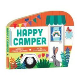 Mudpuppy;Jilanne Hoffmann Happy Camper Shaped Board Book