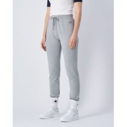 Champion Pantaloni Da Tuta C Logo Patch Grigio Donna S
