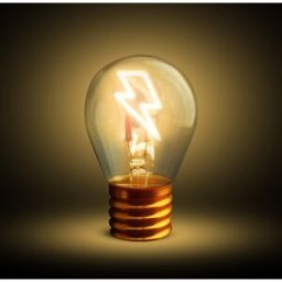 altri brand Lampadina decorativa led Fulmine ricaricabile