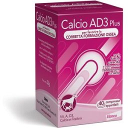 ELANCO Bayer Pet Calcio Ad3 Solubile Cani 40 Compresse - Integratore Sviluppo Ossa