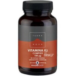 FORLIVE Srl Vitamina K2 Complex - Terranova - 50 capsule vegetali - Integratore alimentare che contribuisce alla normale coagulazione del sangue e mantiene il benessere delle ossa