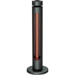 Zephir TERMOVENTILATORE A TORRETTA PH1500 OSCILLANTE 1500W AL CARBONIO COLORE NERO