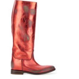 Strategia By Elena Iachi Stivali in pelle ROSSO 41